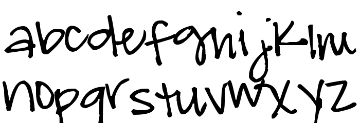 Pea Ashlyn Font LOWERCASE