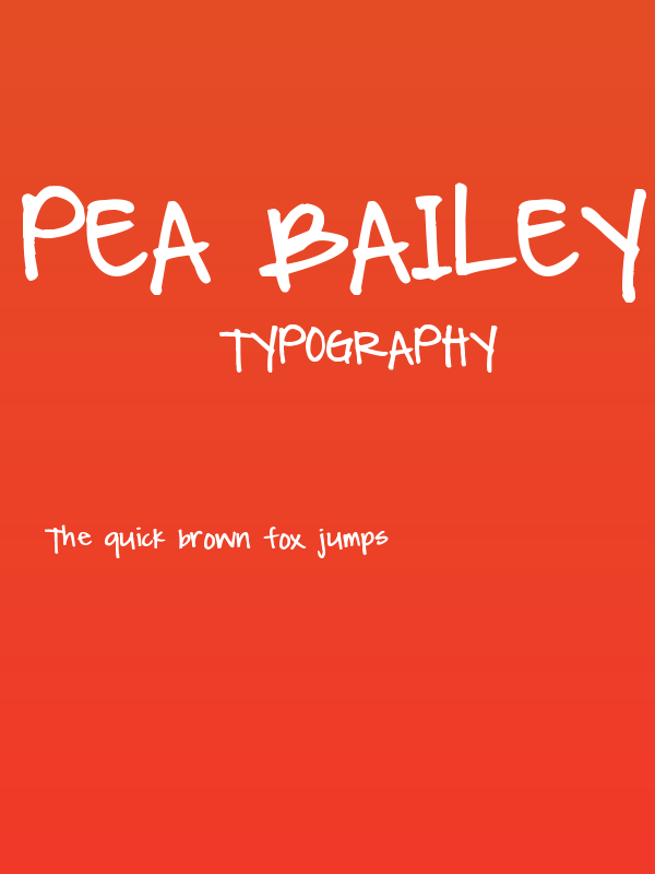 Pea Bailey Poster