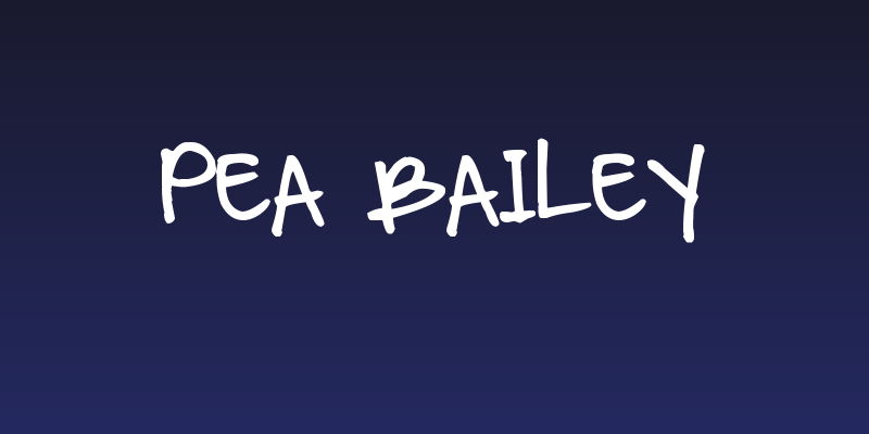 Pea Bailey Social Header