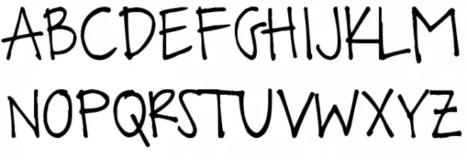 Pea Bandit Schriftart Groß