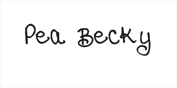 Pea Becky Logo