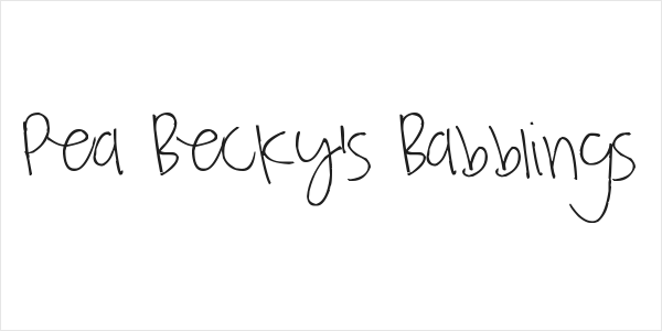 Pea Becky's Babblings Logo