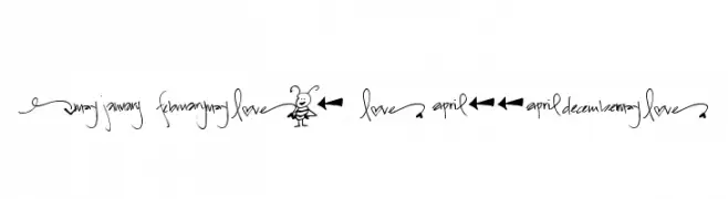 Pea Bestow's Doodles  नि: शुल्क फ़ॉन्ट्स डाउनलोड
