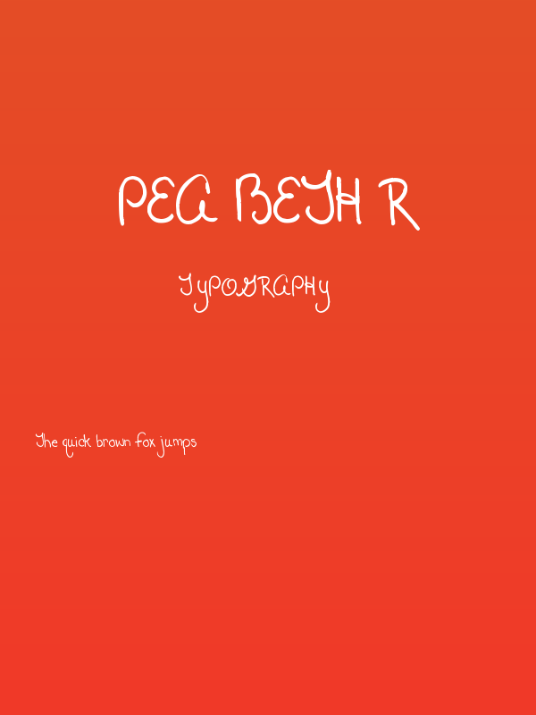 Pea Beth R Poster