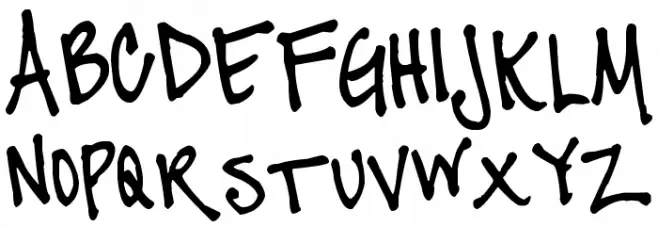 Pea BethC Schriftart Groß