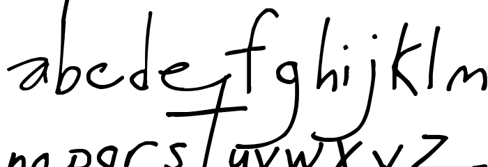 Pea Bethany Font LOWERCASE