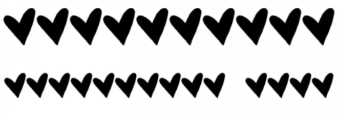 Pea Bethany's Doodles フォント その他の文字