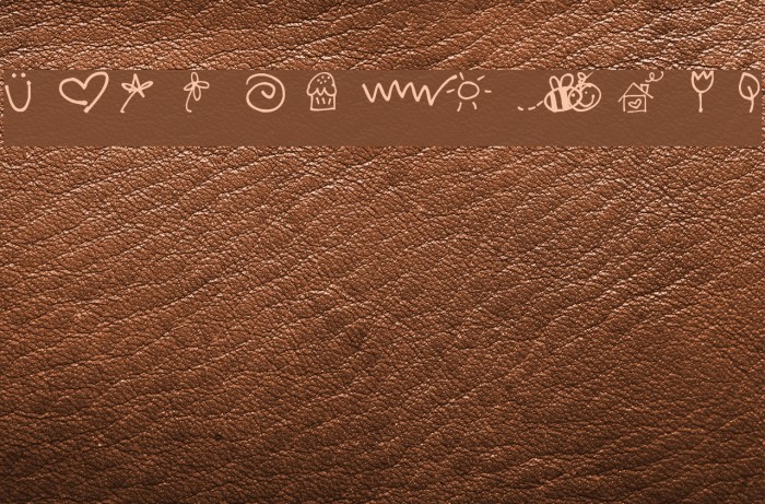 Pea Betsy's Doodles Font examples