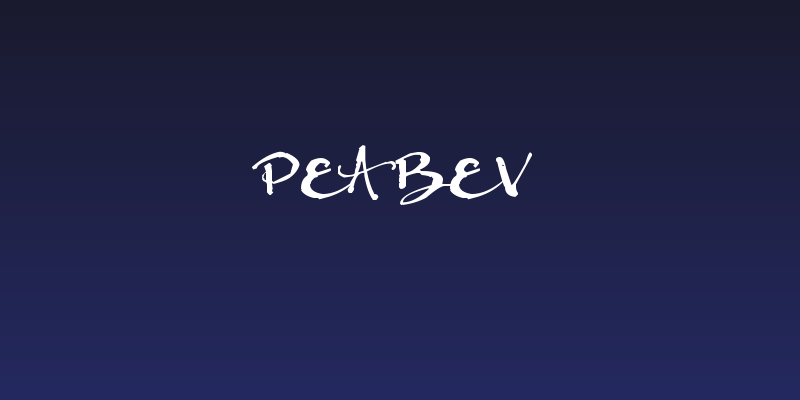 Pea Bev Social Header