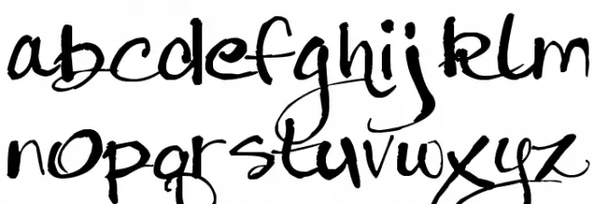 Pea Bev Font LOWERCASE