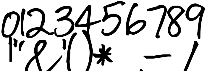 Pea Bhea Script Font OTHER CHARS
