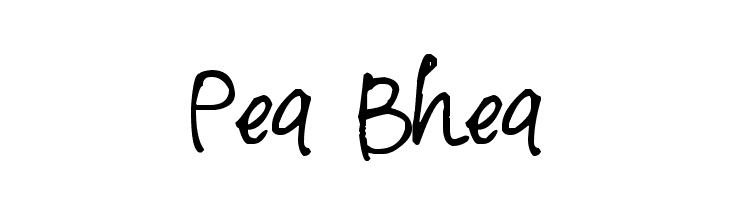 Pea Bhea Font