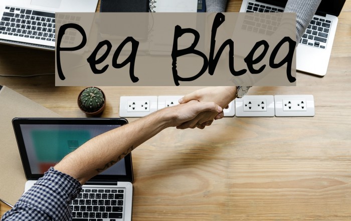 Pea Bhea Font examples