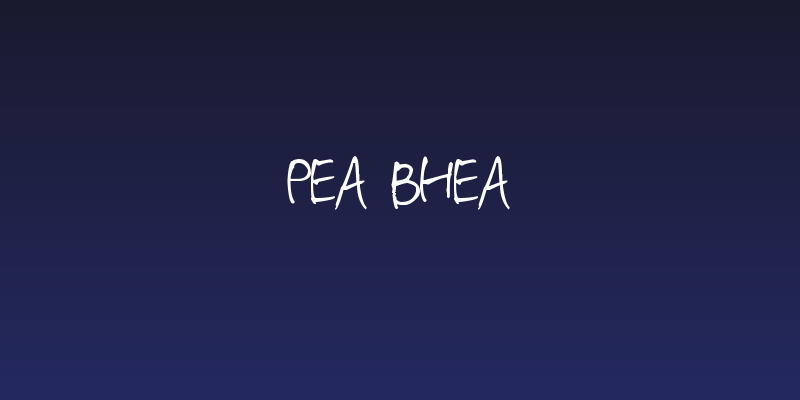 Pea Bhea Social Header