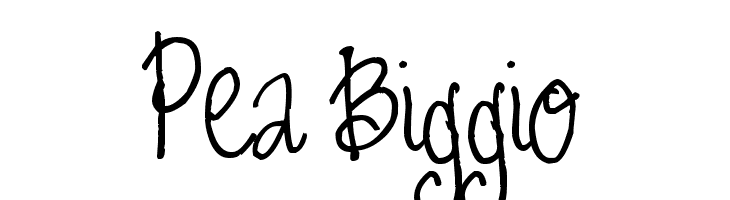 Pea Biggio  नि: शुल्क फ़ॉन्ट्स डाउनलोड