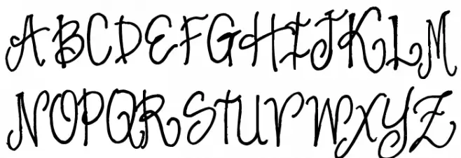 Pea Biggio Schriftart Groß