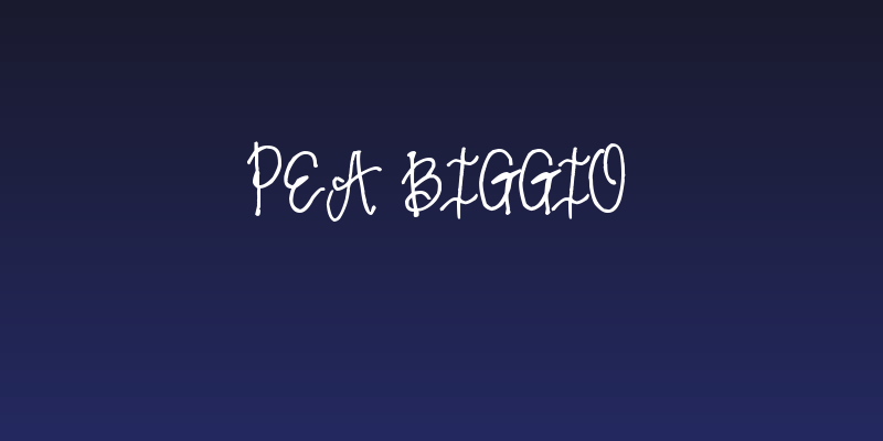 Pea Biggio Social Header