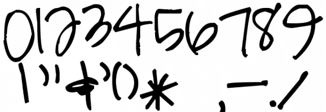 Pea Bonnie Script Font OTHER CHARS