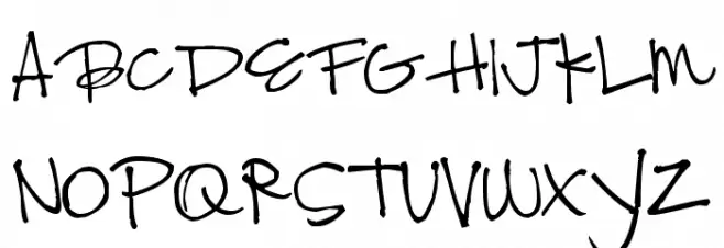 Pea Bonnie Script 字体 大写