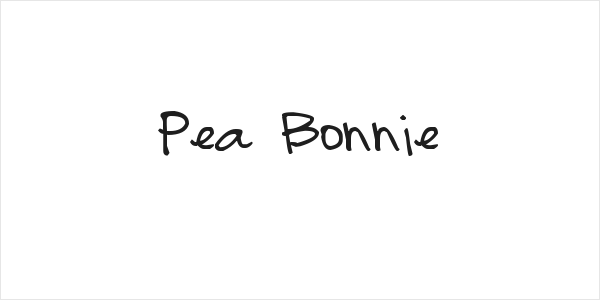 Pea Bonnie Logo