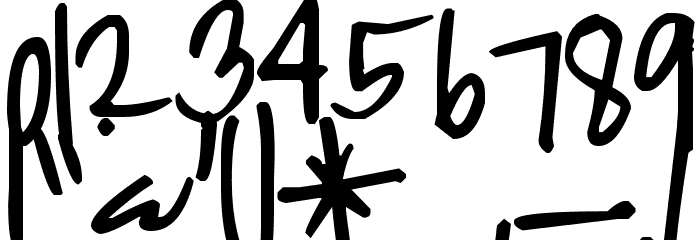 Pea Brooke Font OTHER CHARS
