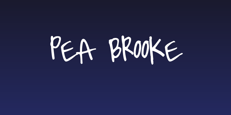 Pea Brooke Social Header