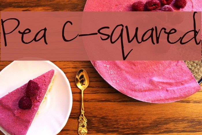 Pea C-squared Fonte examples