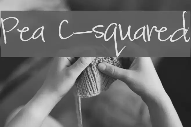 Pea C-squared خط examples