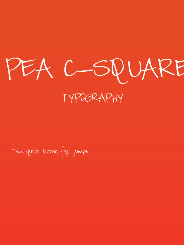 Pea C-squared Poster