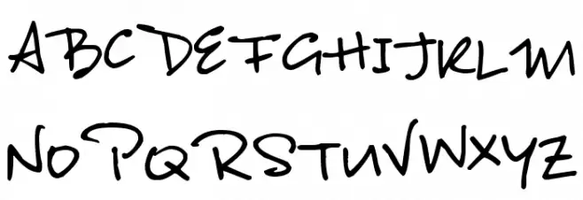 Pea Candice Schriftart Groß