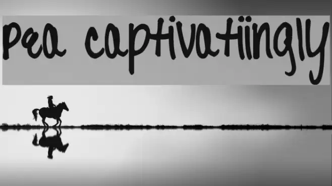 Pea Captivatiingly Font examples