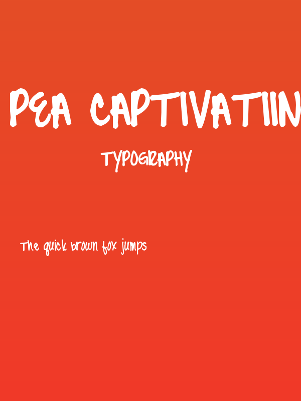 Pea Captivatiingly Poster