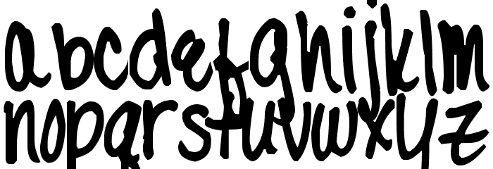 Pea Captivatiingly Font LOWERCASE