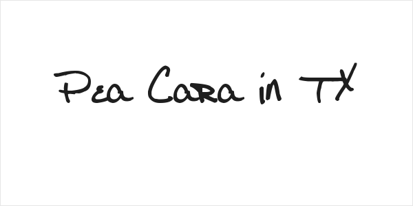Pea Cara in TX Logo