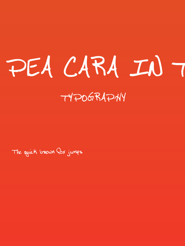 Pea Cara in TX Poster