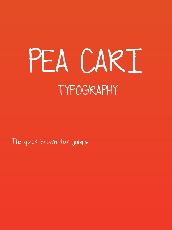 Pea Cari Poster