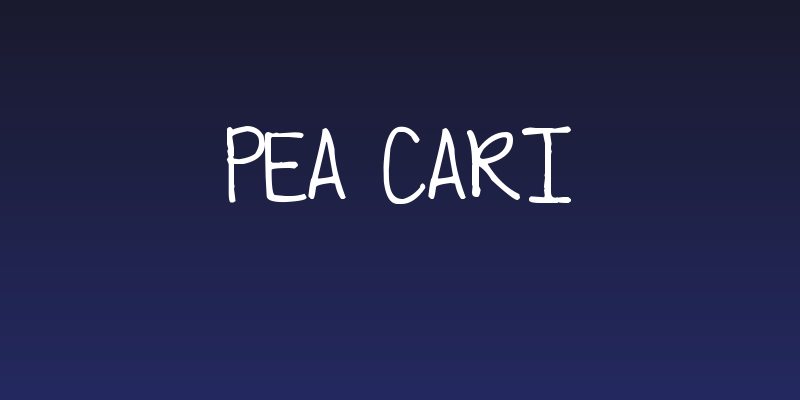 Pea Cari Social Header