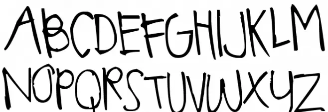 Pea Carissa フォント 大文字