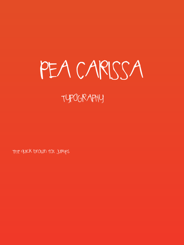 Pea Carissa Poster
