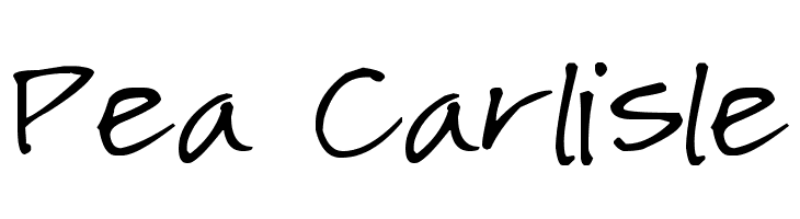 Pea Carlisle  免费字体下载