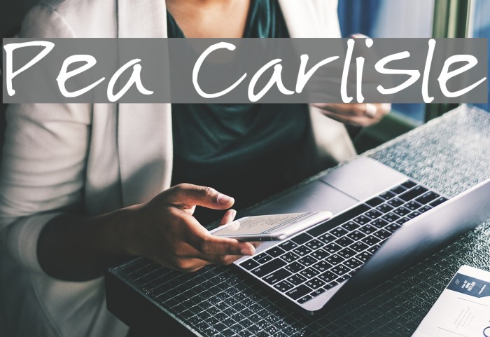 Pea Carlisle Caratteri examples