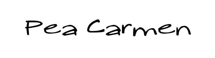 Pea Carmen  Free Fonts Download