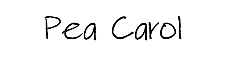 Pea Carol  Скачать бесплатные шрифты