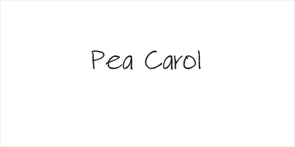 Pea Carol Logo
