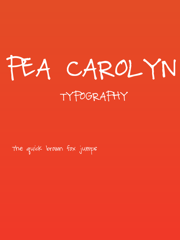 Pea Carolyn Poster