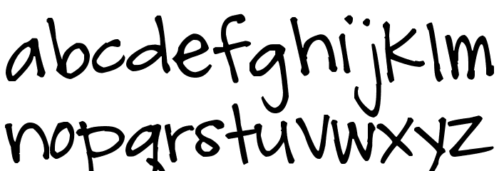 Pea Carolyn Font LOWERCASE