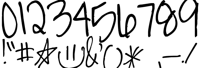 Pea Carrie Font OTHER CHARS
