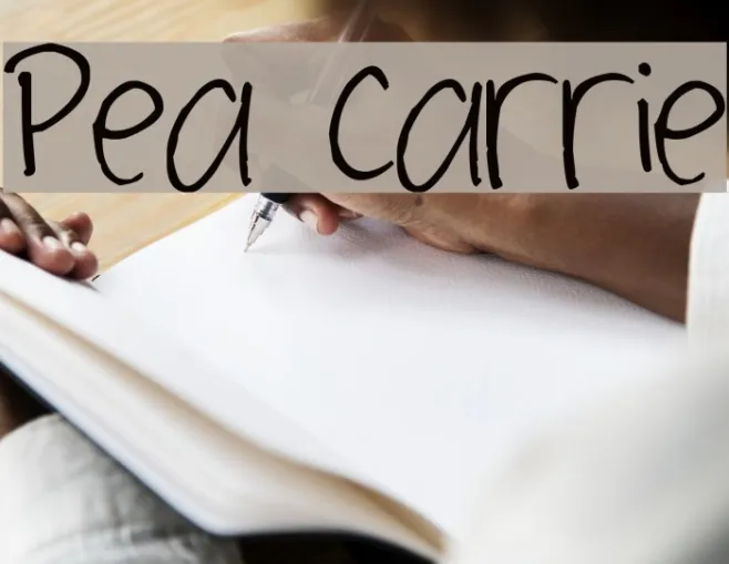 Pea Carrie Example 2