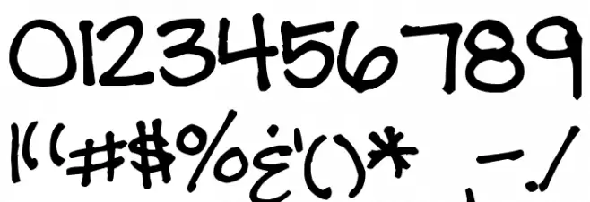 Pea Cassie Font OTHER CHARS