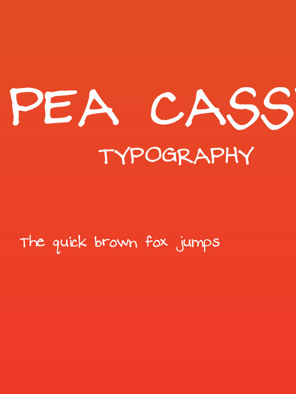 Pea Cassie Poster